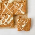 gluten free blondies sliced into squares