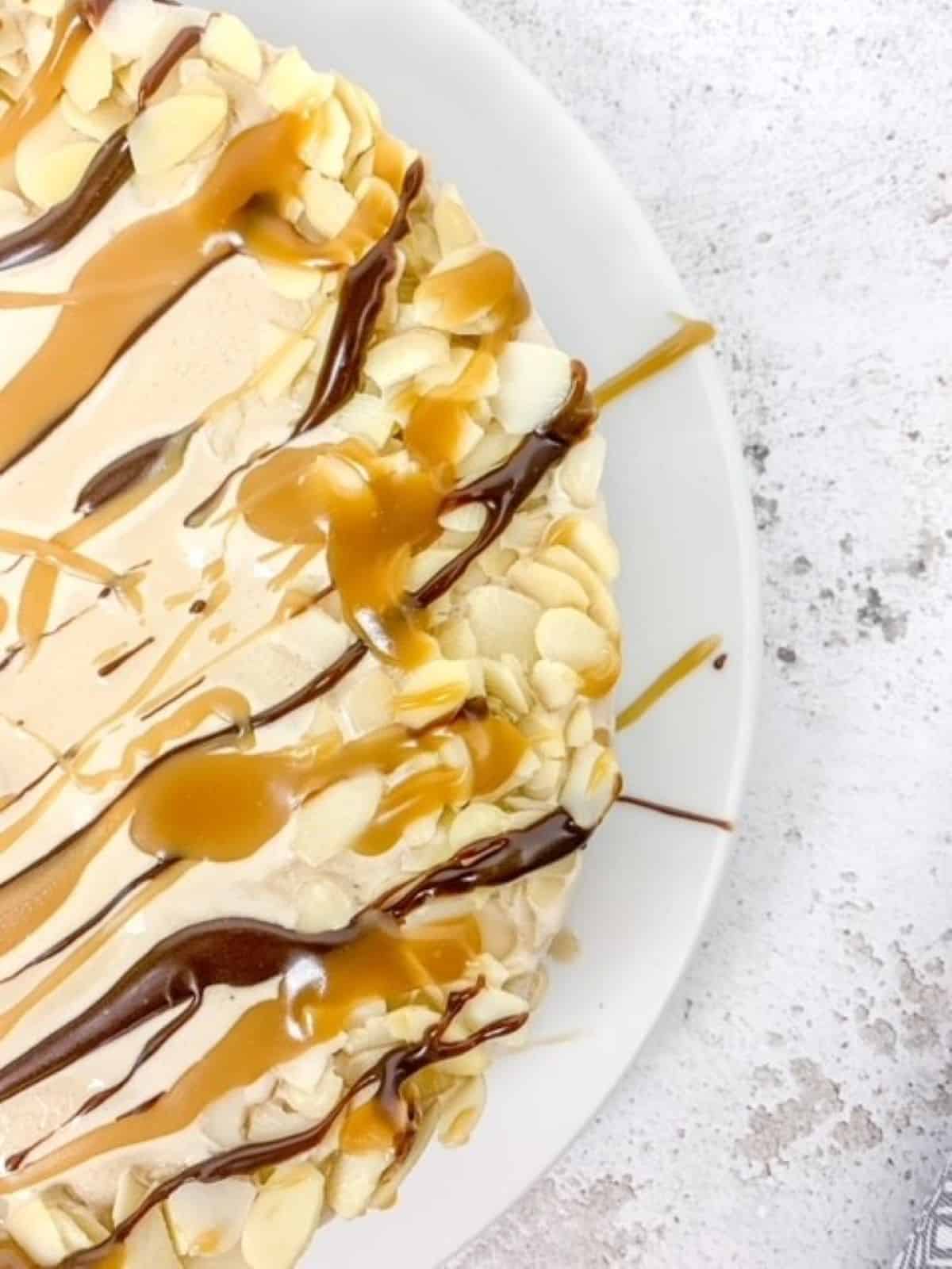 close up of Billy miner pie on a white plate