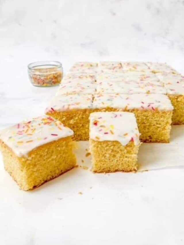 Gluten free Vanilla Sheet cake