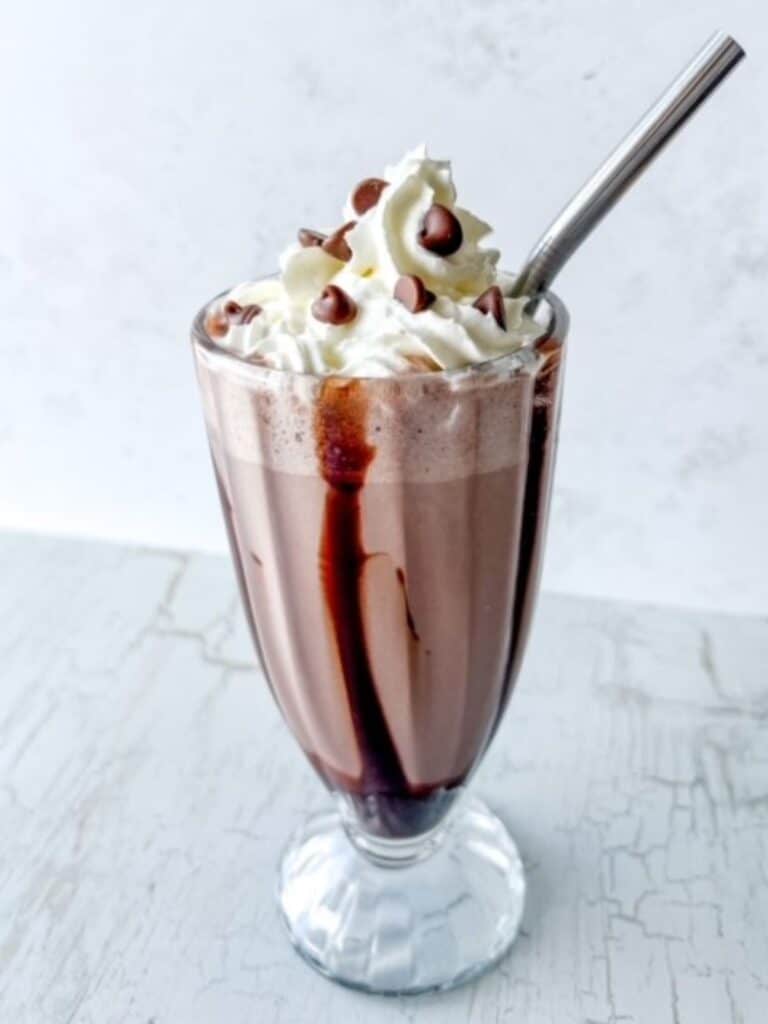 Thick Chocolate Milkshake Gluten Free Tranquility